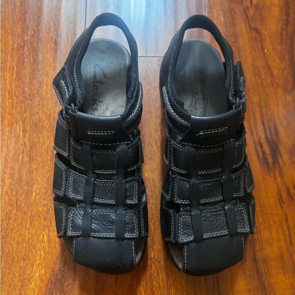 Clark’s Fisherman Sandals Men Leather Healthy Walking